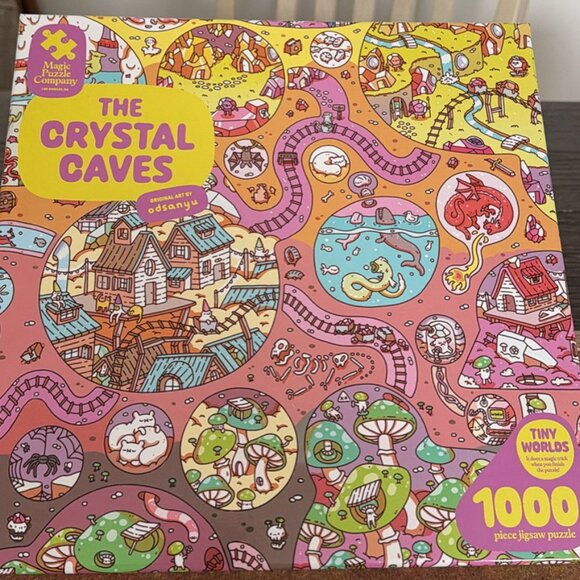 Magic Puzzle Company Other - Magic Puzzle Company The Crystal Caves 1000 Piece Jigsaw Puzzle